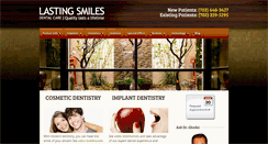 Desktop Screenshot of lastingsmiles.com